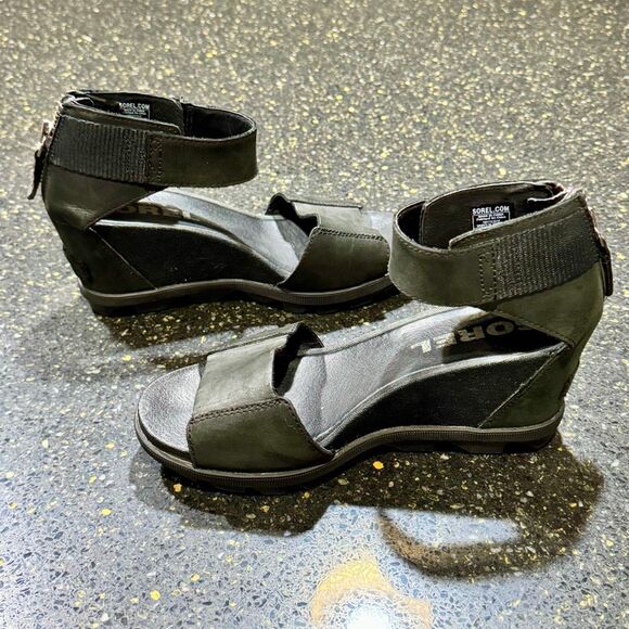 Sorel Joanie II Ankle Strap Wedge Sandals - Picture 7 of 10